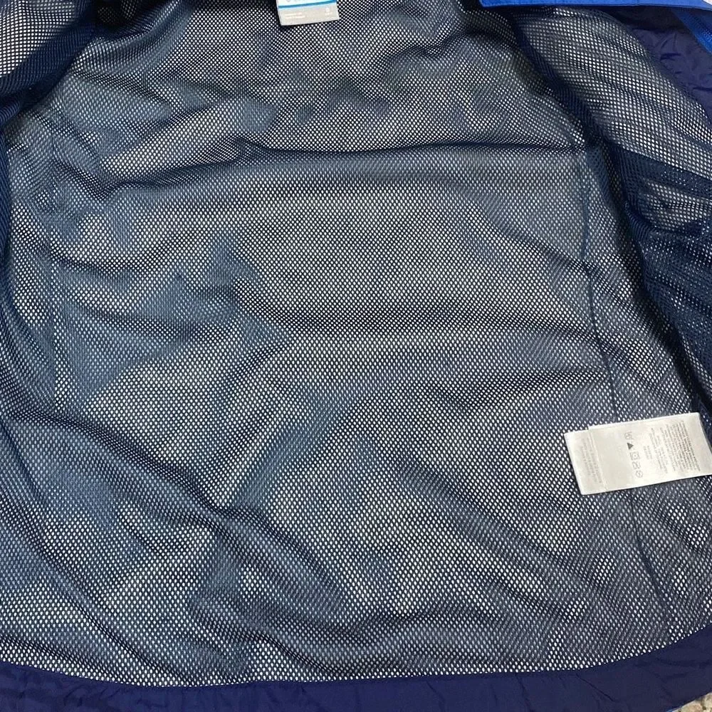 Columbia Royal Blue Omni-Tech Waterproof Jacket Size Small (8) Youth NEW